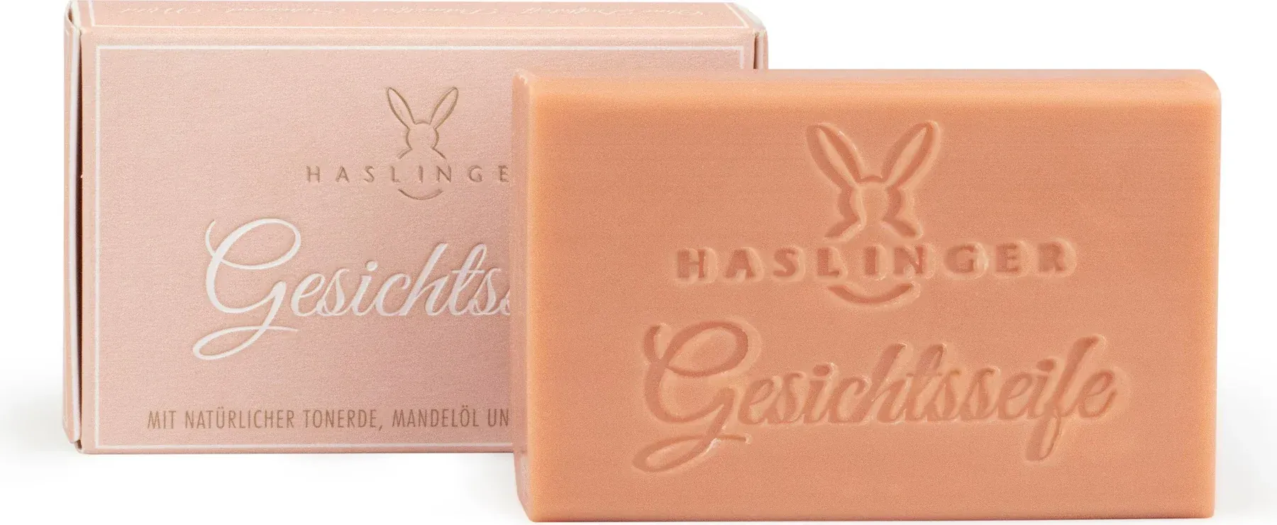 Gesichtsseife mit rosa Tonerde