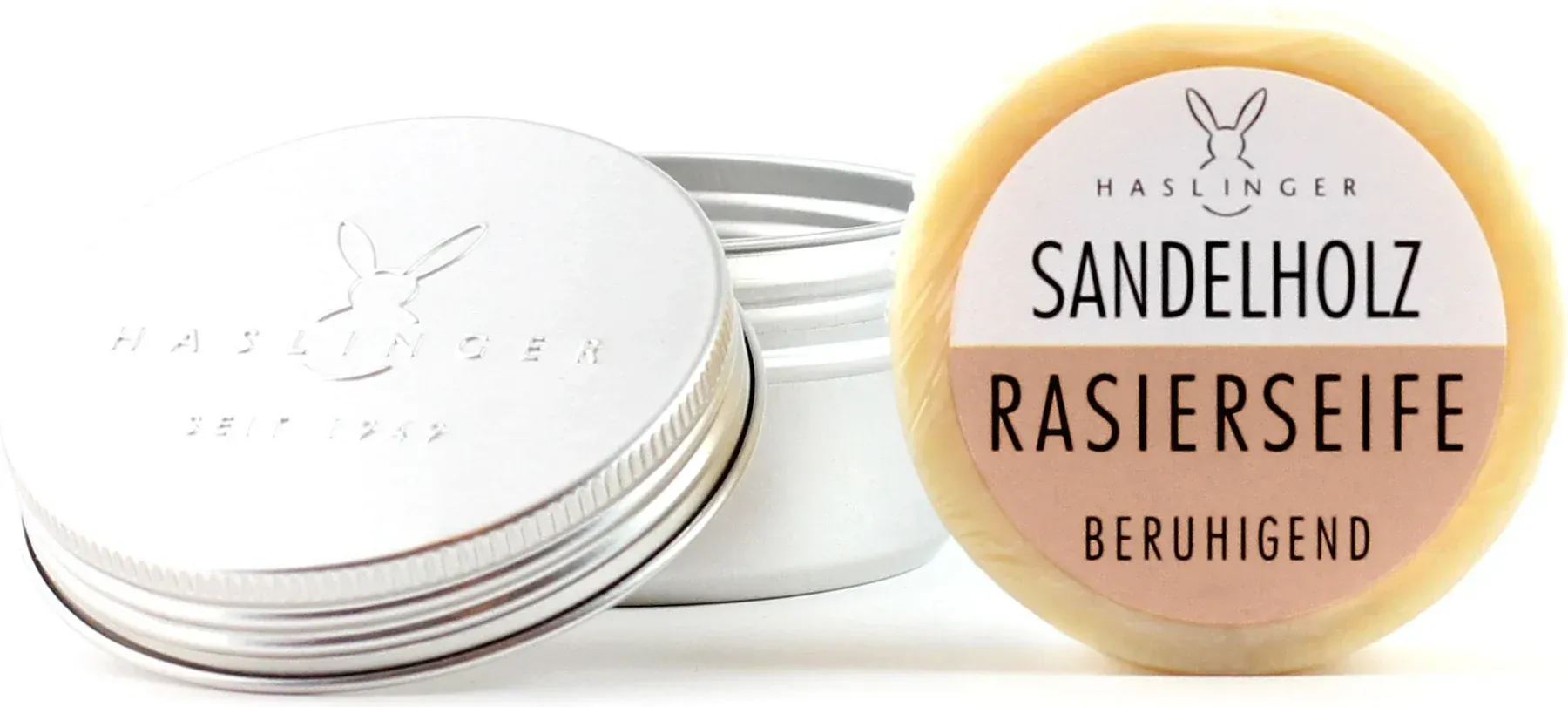 Sandelholz Rasierseife in Dose