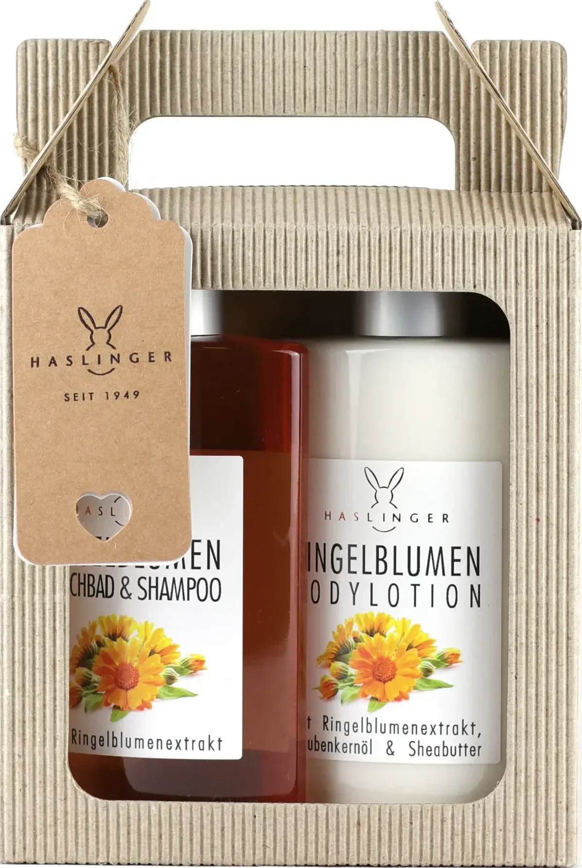 Ringelblumen Geschenktragekarton