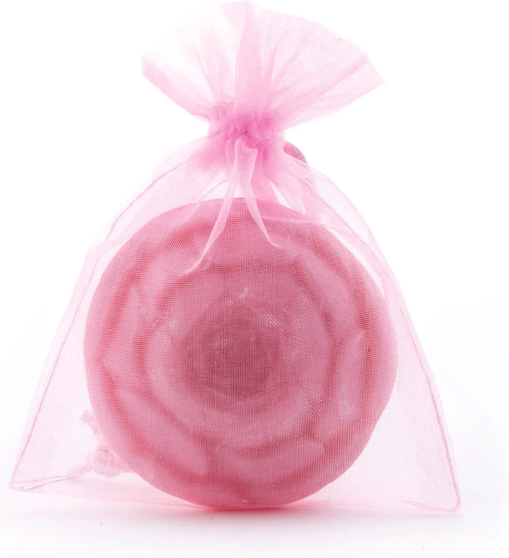 Rosenblütenseife Rose im Organza