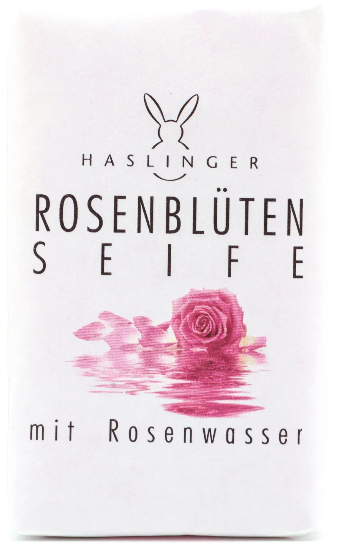 Rosenblüten Seife handverpackt in Papier