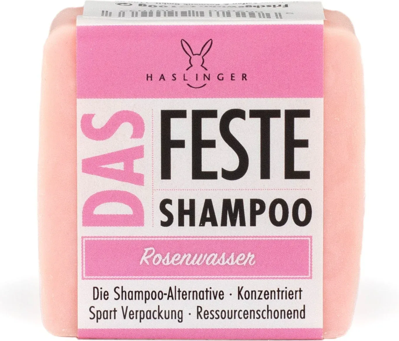 Das feste Shampoo mit Rosenwasser