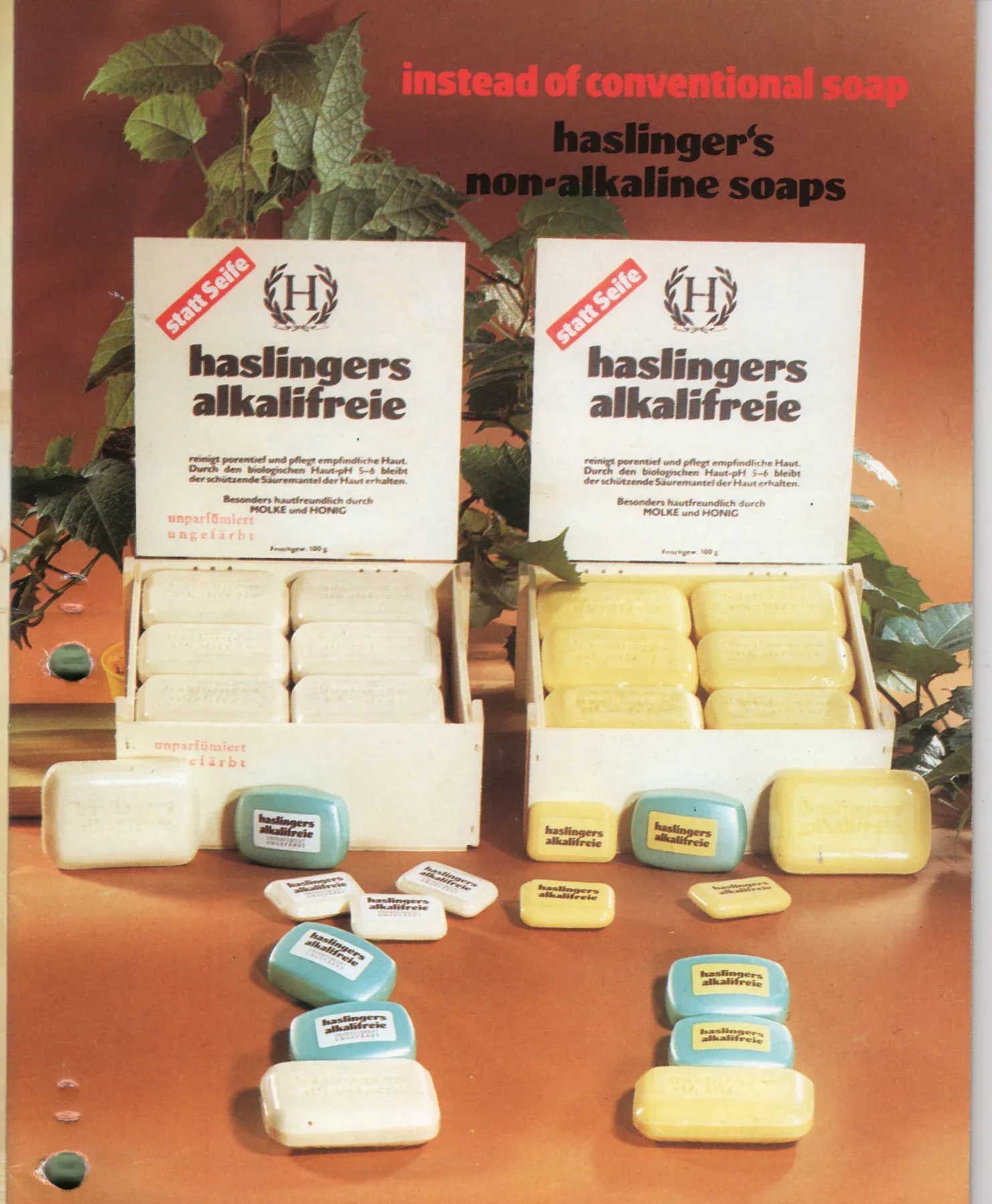 Historische Haslinger-alkalifreie Seifen